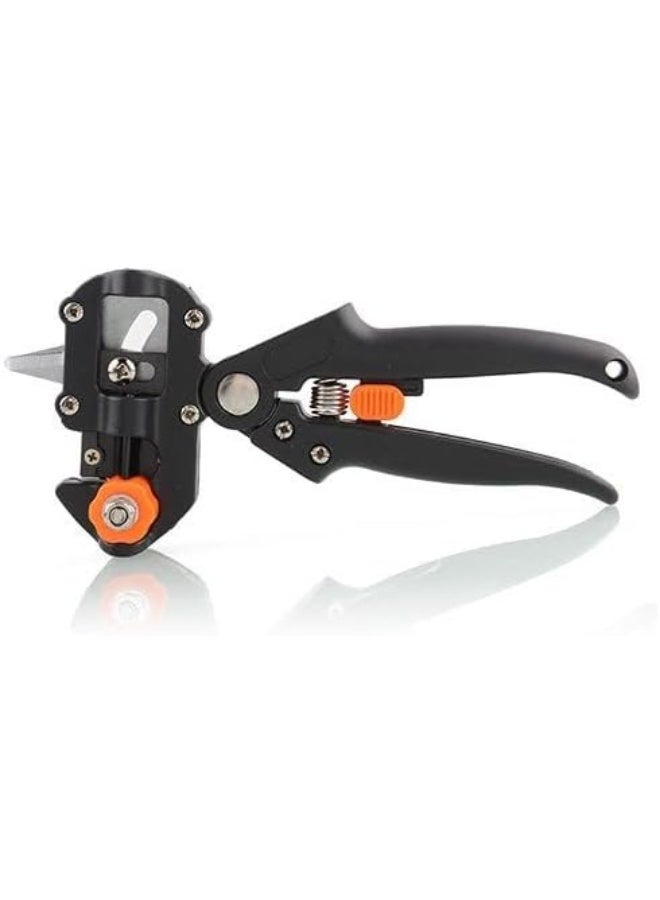 ماى سوق مقص تطعيم الأشجار الاحترافي 2 في 1 - أداة تقليم يدوية مع 3 شفرات فولاذية (U/V/Ω) - Image 1